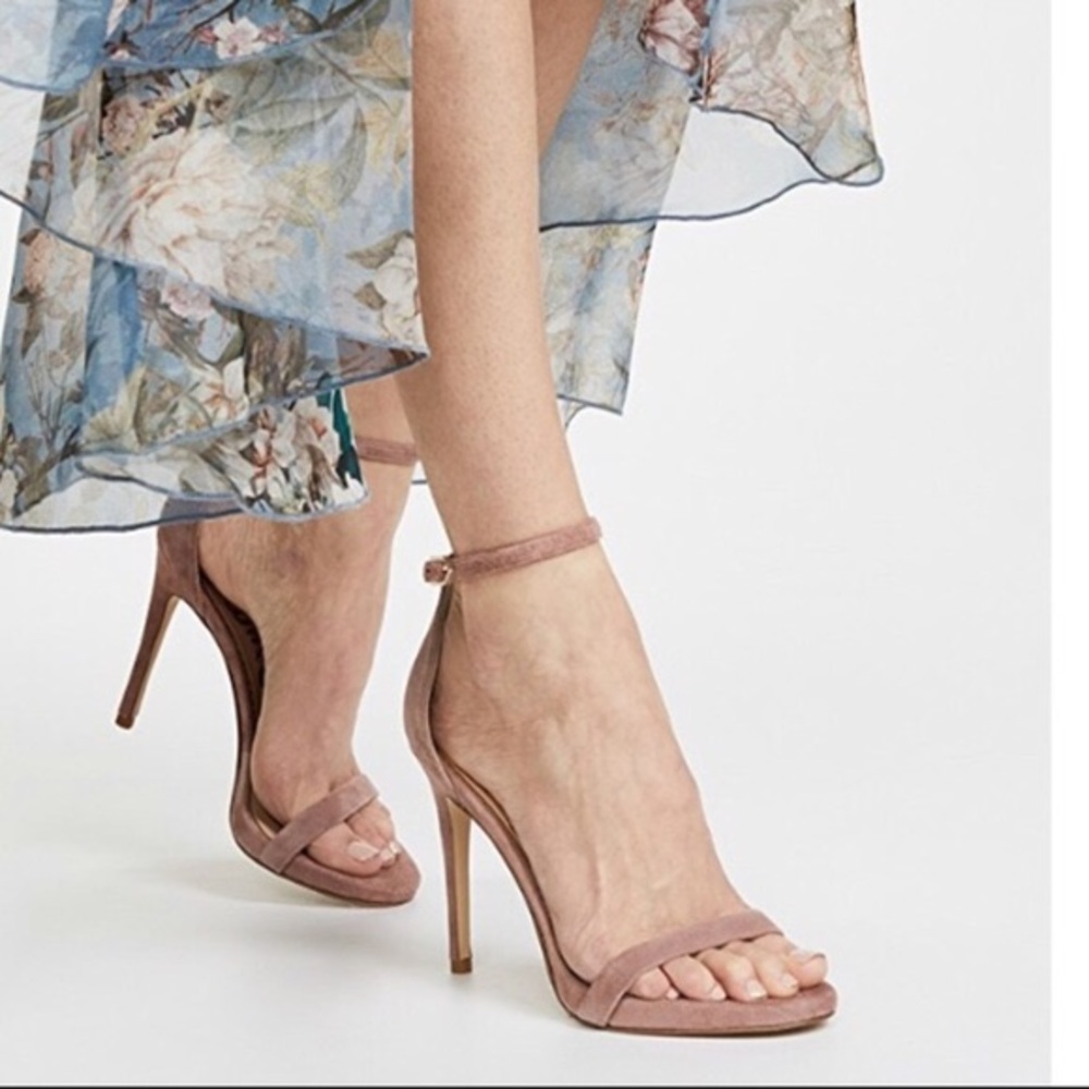 Sam Edelman Ariella Dusty Rose Suede Sandal